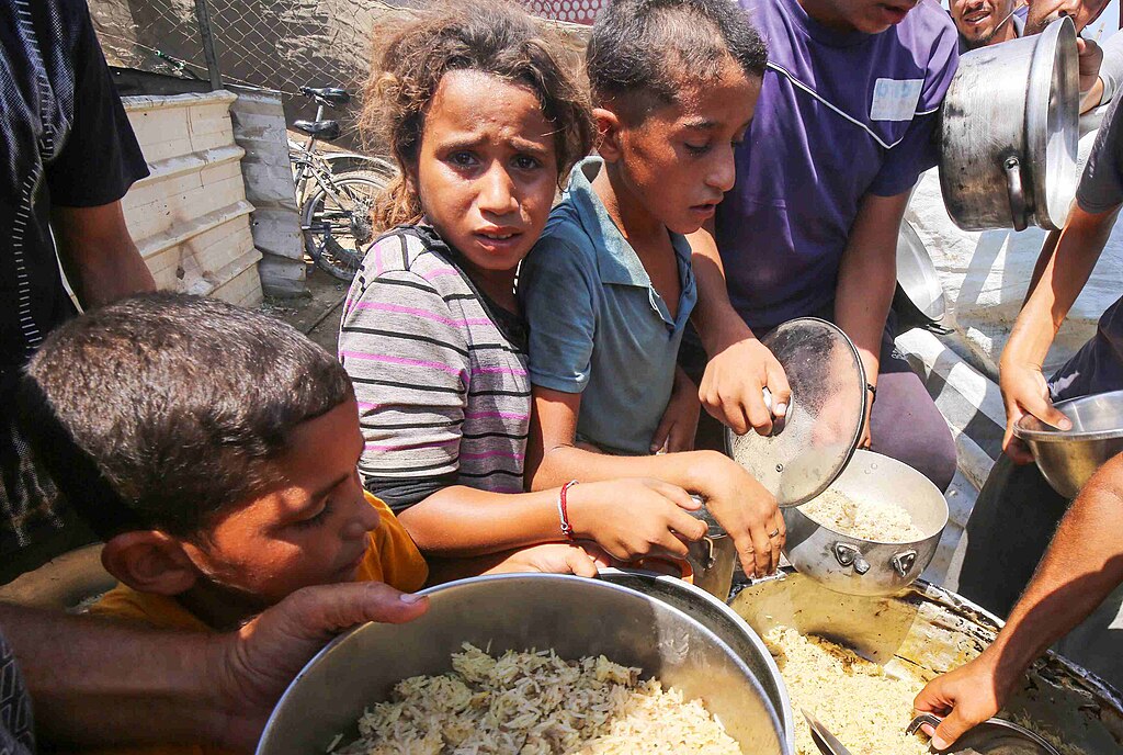 Child waiting for food